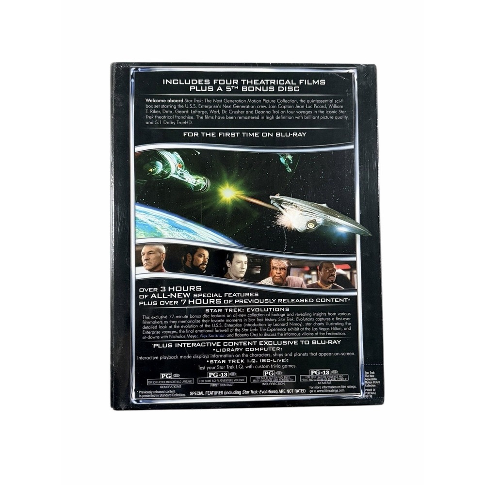 SEALED Star Trek: The Next Generation - Motion‎ Picture Collection Blu-ray Disc - Picture 2 of 6